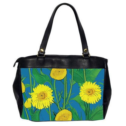 Sunflower Oversize Office Handbag (2 Sides)