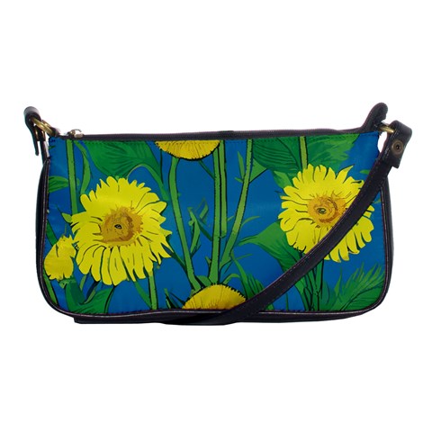 Sunflower Shoulder Clutch Bag