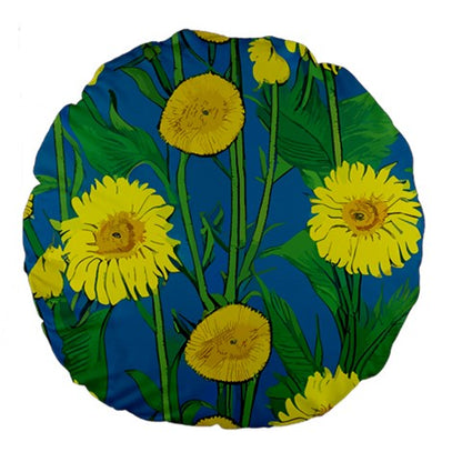 Sunflower Large 18" Premium Round Cushion