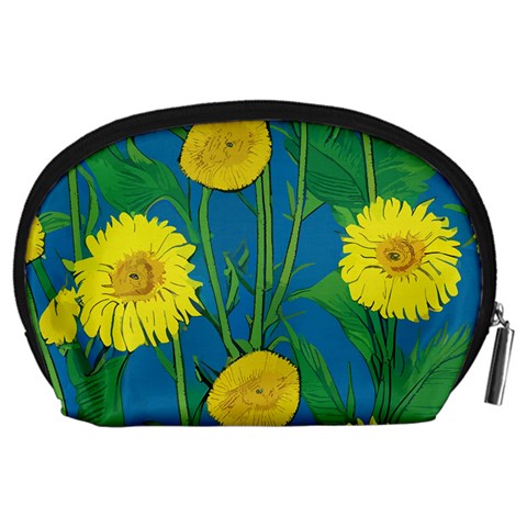 Sunflower Accessory Pouch (Large) - Durable & Customizable Organizer for Everyday Essentials