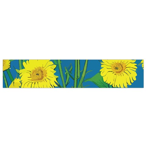 Sunflower Small Premium Plush Fleece Scarf