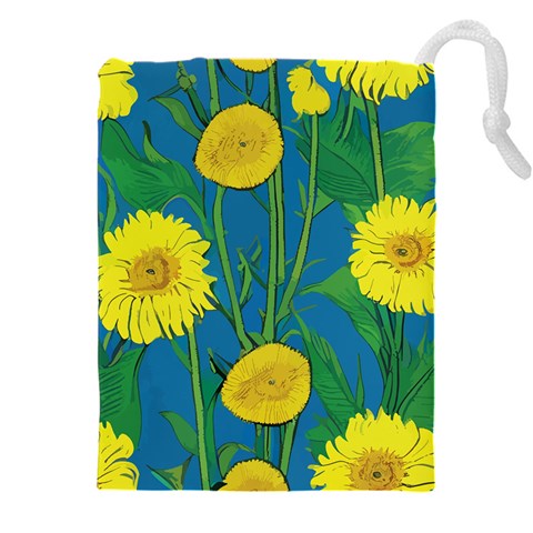 Sunflower Drawstring Pouch (4XL)