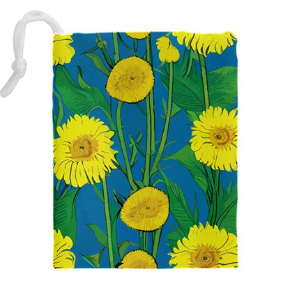 Sunflower Drawstring Pouch (4XL)