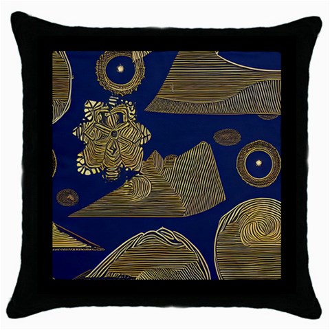 African | Ethnic Throw Pillow Case (Black)