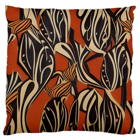 African - Ethnic Large Cushion Case (Two Sides) One Size