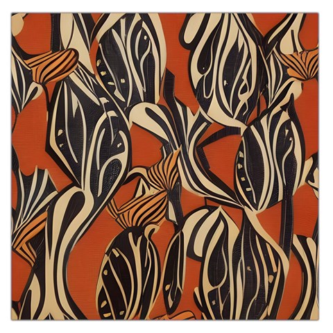 African - Ethnic Square Satin Scarf (36" x 36")