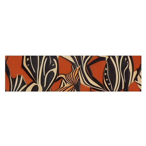 African - Ethnic Oblong Satin Scarf (16" x 60")