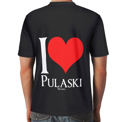 I Heart Pulaski Black Men's T-shirt