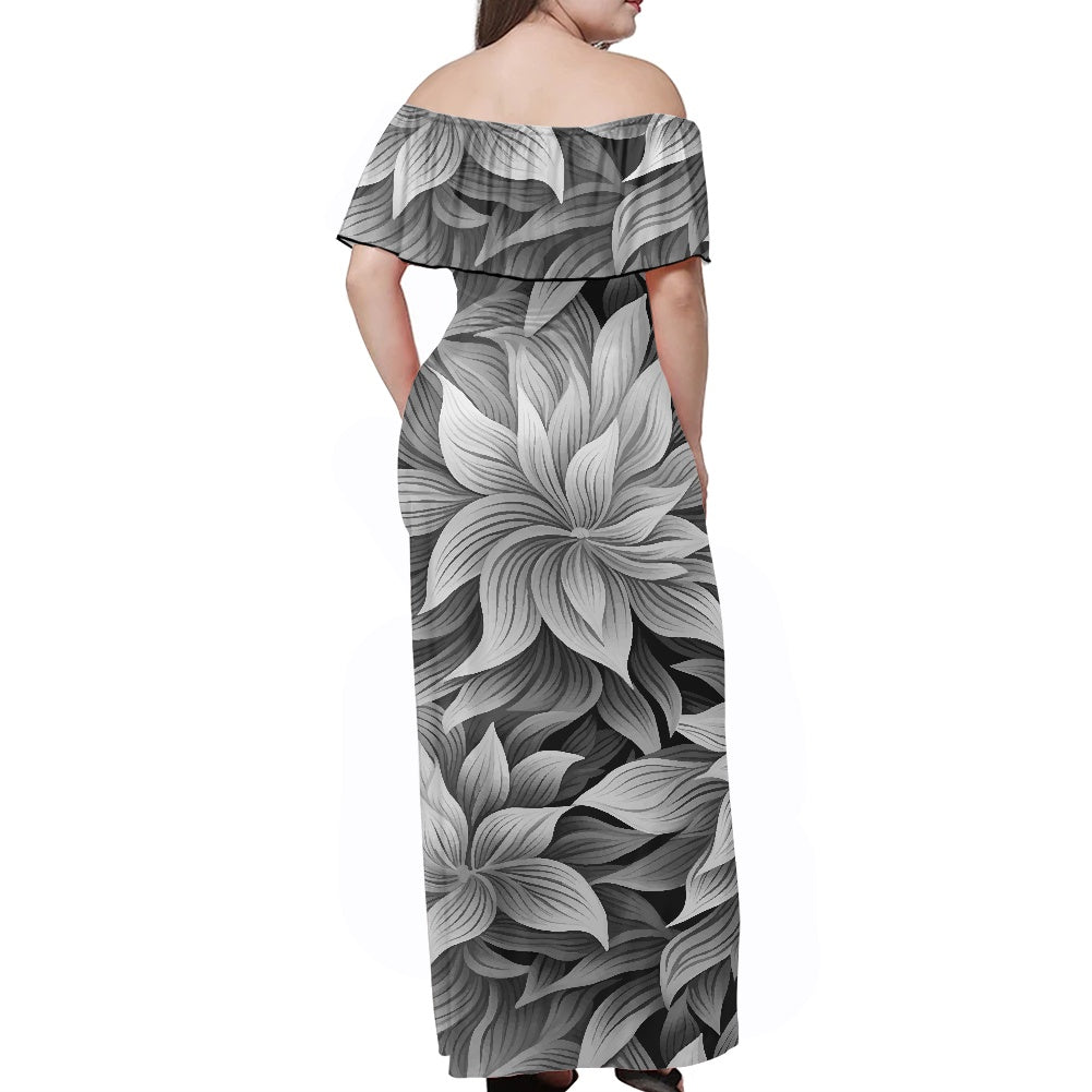Women's Off The Shoulder short sleeve dress