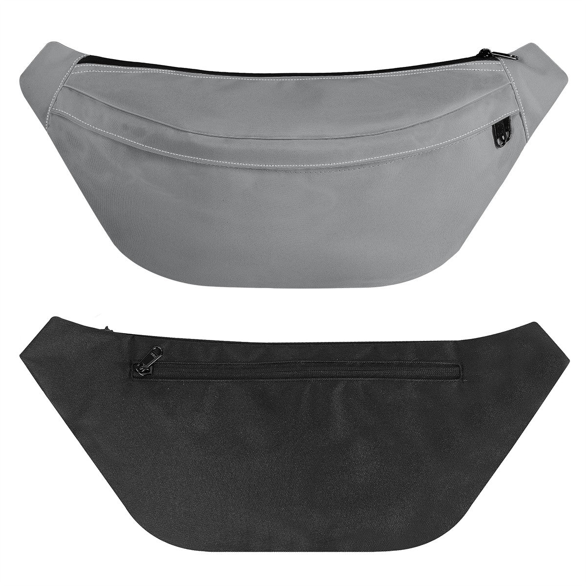 Silver Gray - Large Fanny Pack