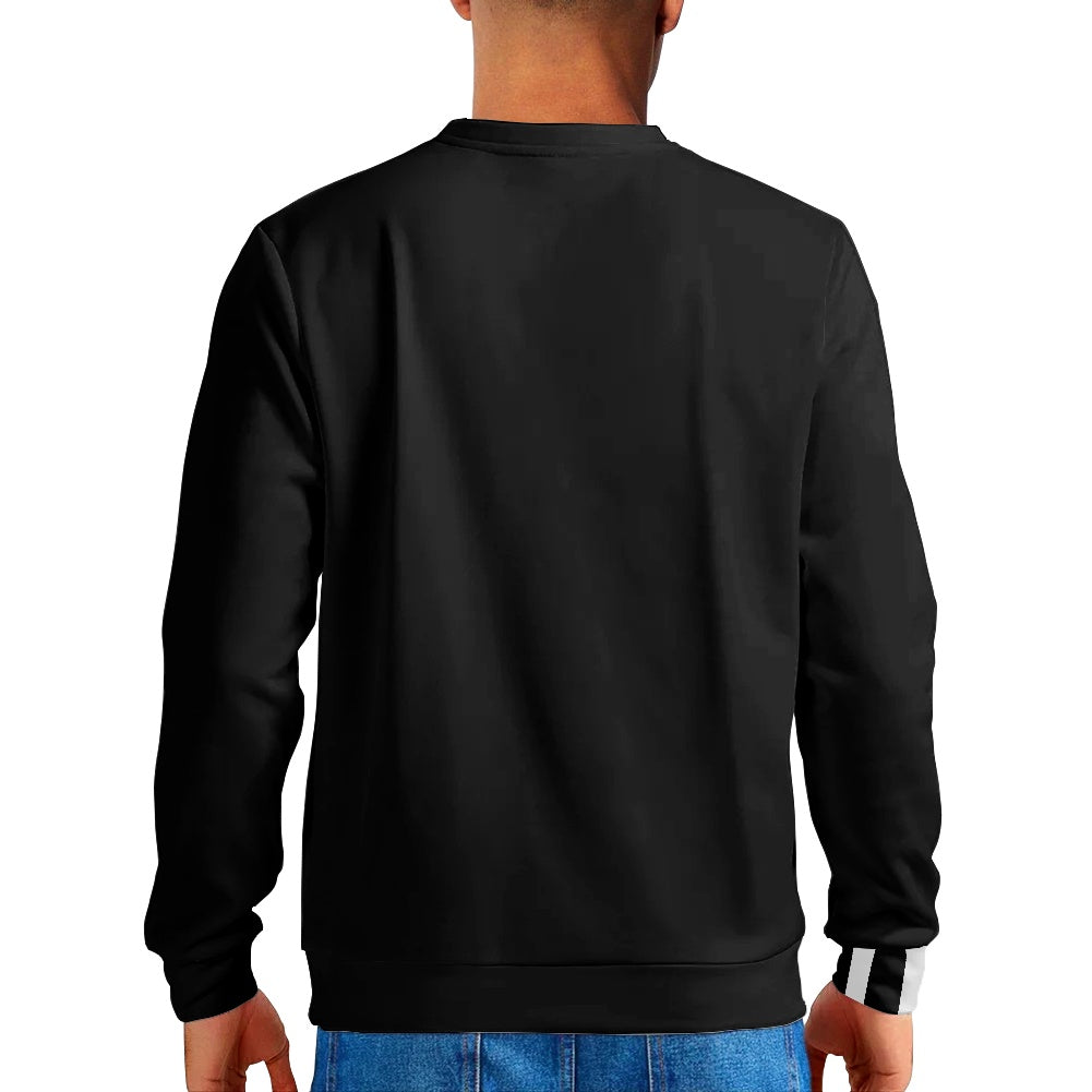 Show Your Pulaski Pride: Custom Made I Heart Pulaski Black Men's Sweatshirt