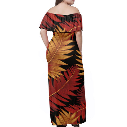 Women's Off The Shoulder short sleeve dress