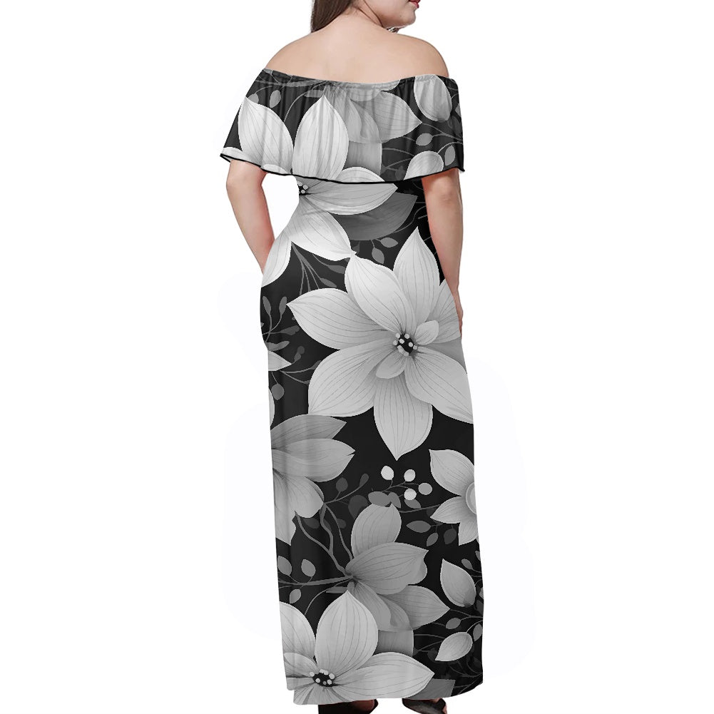 Women's Off The Shoulder short sleeve dress