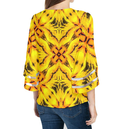 Toghu Women Puff Sleeve Blouse