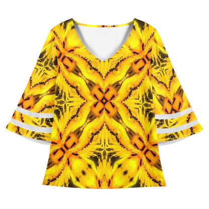 Toghu Women Puff Sleeve Blouse