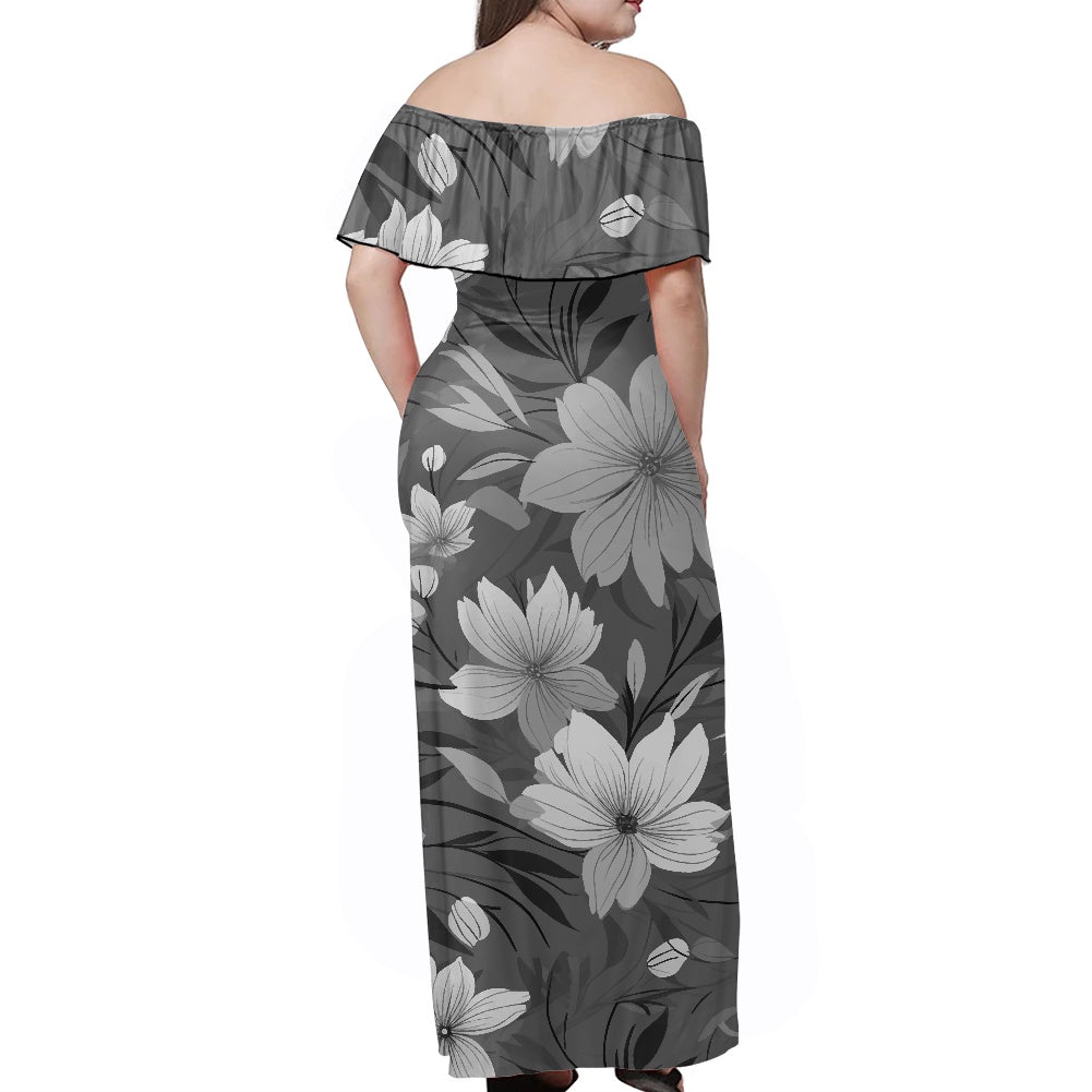 Women's Off The Shoulder short sleeve dress