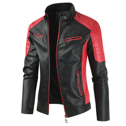 Make a statement with the Freedom Flyer Leather Bomber Jacket! up to 5XL