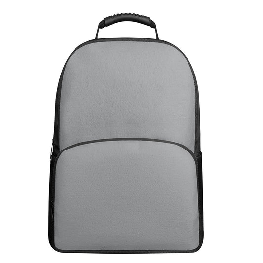 Silver Gray 17 Inch Felt Backpack