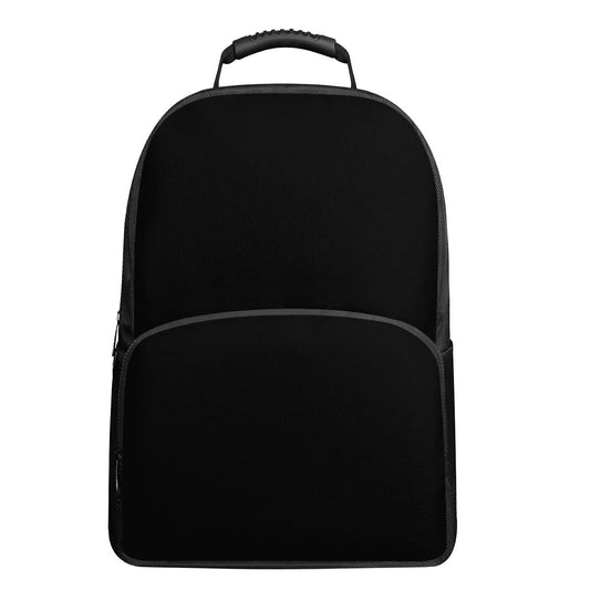 Black 17 Inch Felt Backpack