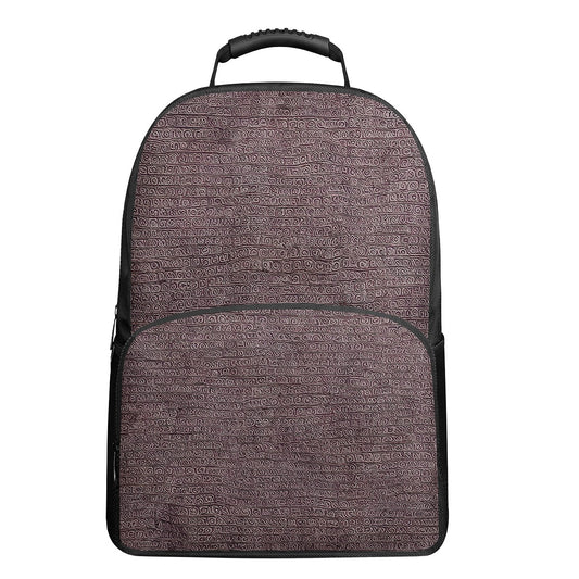 African | Ethnic | Mudcloth | 17 Inch Felt Backpack