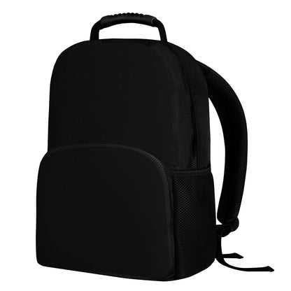 Black 17 Inch Felt Backpack