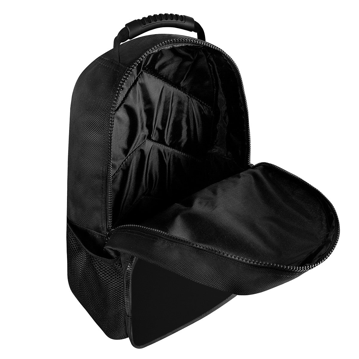 Black 17 Inch Felt Backpack