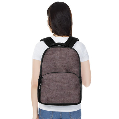 African | Ethnic | Mudcloth | 17 Inch Felt Backpack