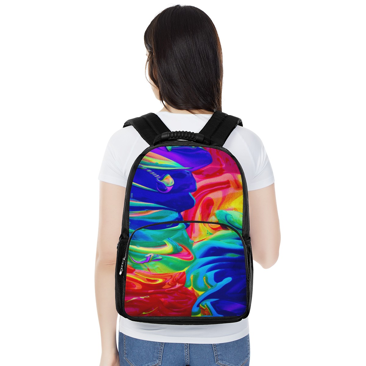 Rainbow Pride | Gay Pride | LGBTQ Pride | Confusion 17 Inch Felt Backpack