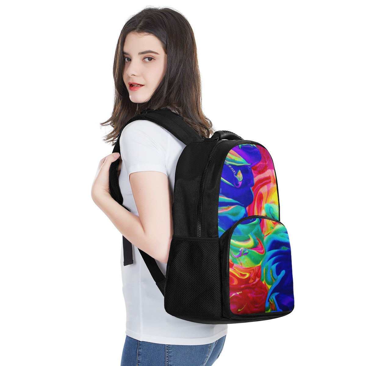 Rainbow Pride | Gay Pride | LGBTQ Pride | Confusion 17 Inch Felt Backpack