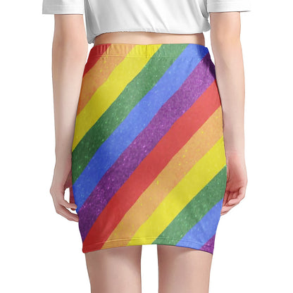 LGBT Pride Flag Women’s Mini Skirt