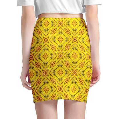 Yellow Toghu: Cameroon Women’s Mini Skirt