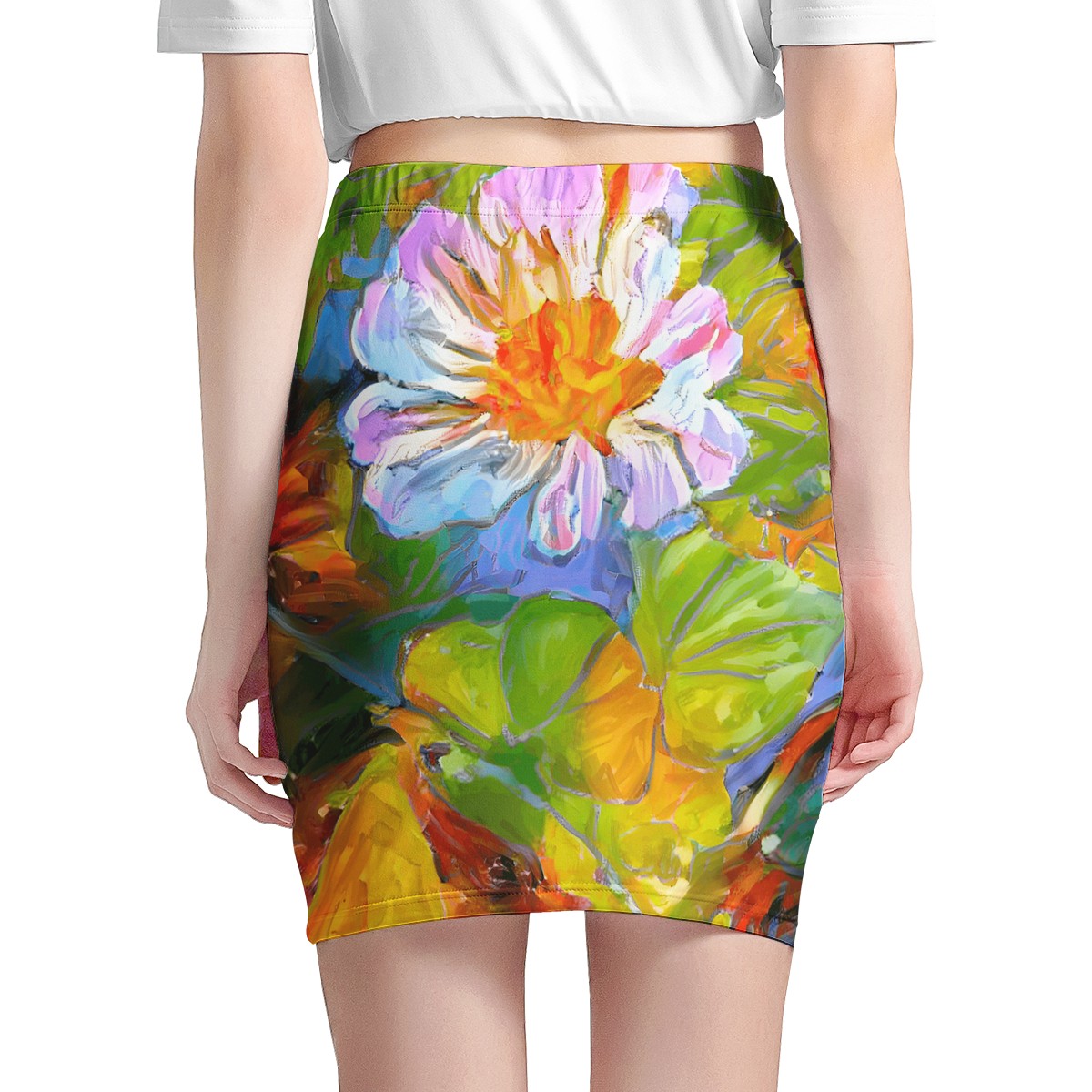 Petunia Flower Women’s Mini Skirt