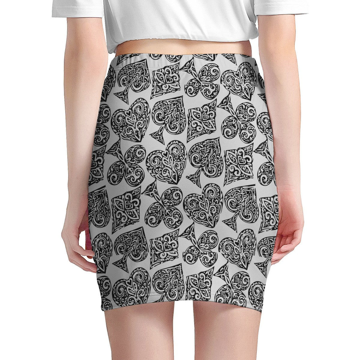 Poker Women’s Mini Skirt - Luxtrini, LLC