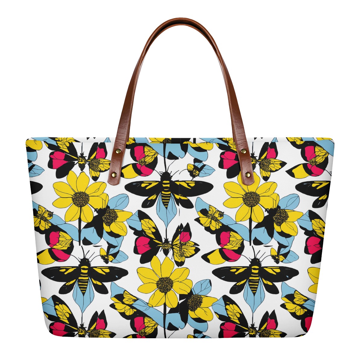 Bees and Sunflowers Women's Tote Bag