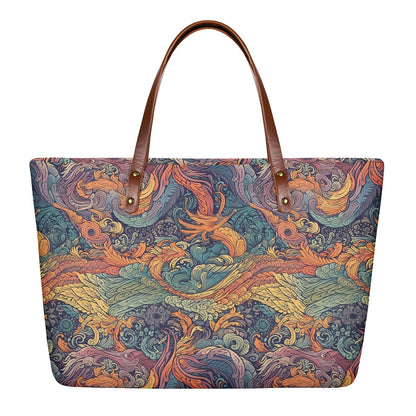 Majestic Dragon and Ethereal Phoenix Women's Tote Bag