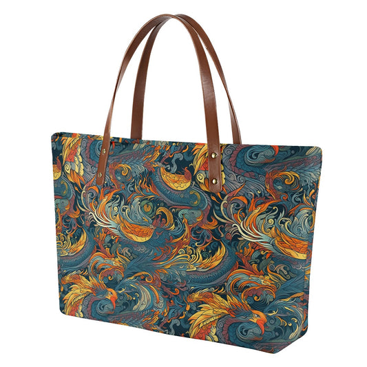 Majestic Dragon and a Graceful Phoenix Women's Tote Bag