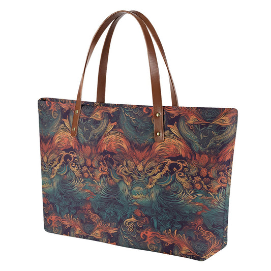 Majestic Dragon and Ethereal Phoenix Women's Tote Bag