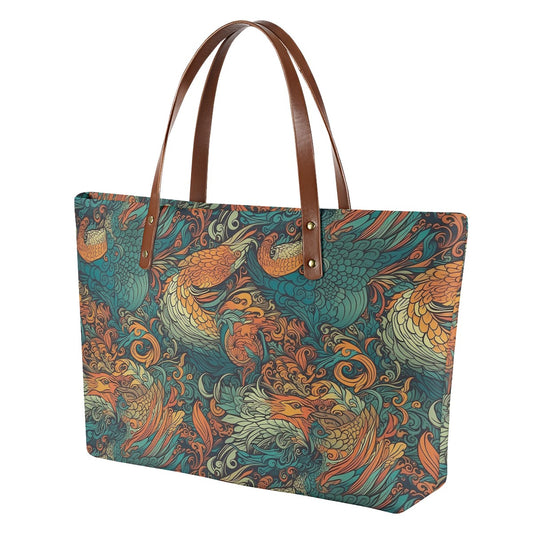 Our Exquisite Dragon and Phoenix Women's Tote Bag