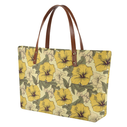 Yellow Hibiscus Women's Tote Bag