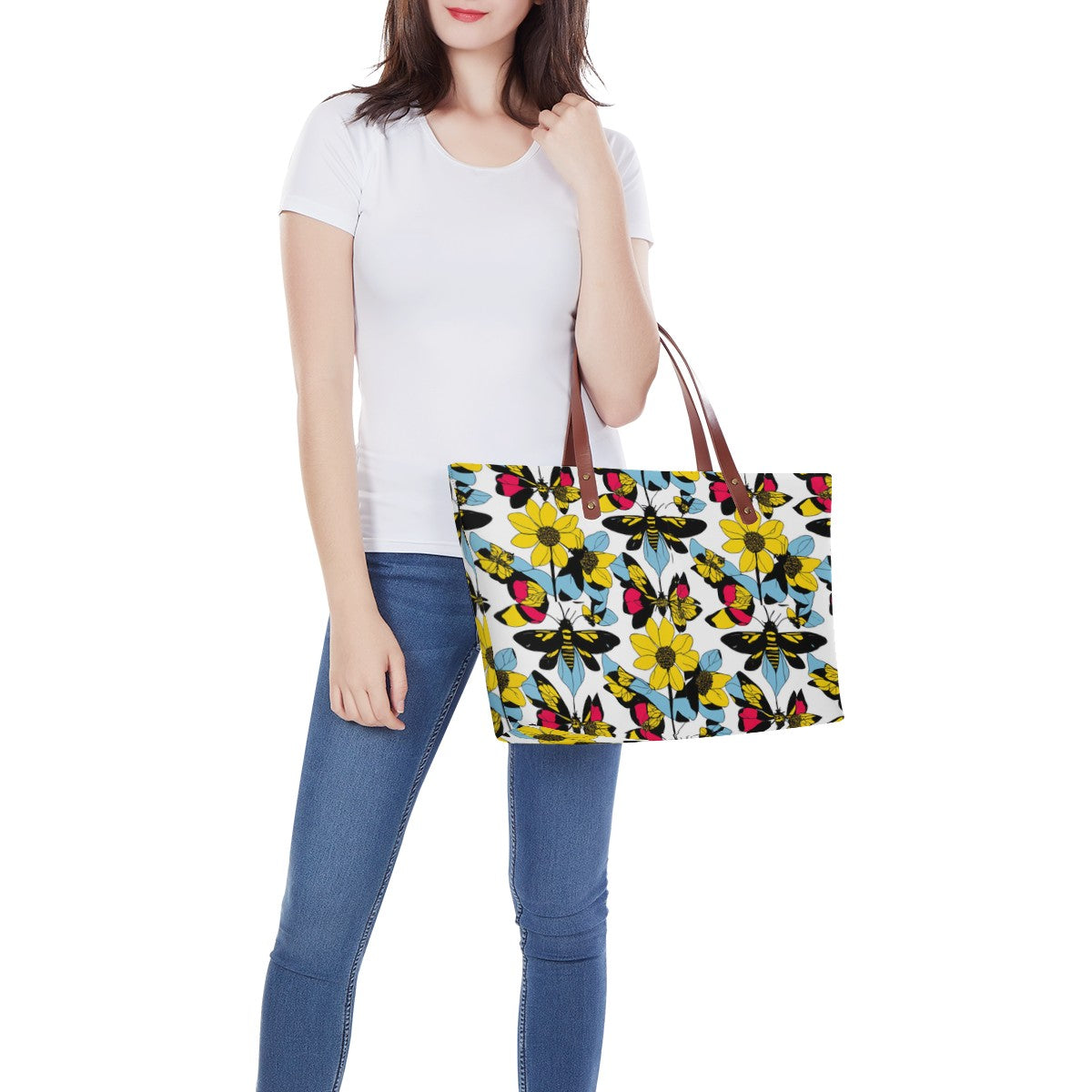 Bees and Sunflowers Women's Tote Bag