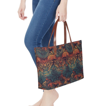 Majestic Dragon and Ethereal Phoenix Women's Tote Bag