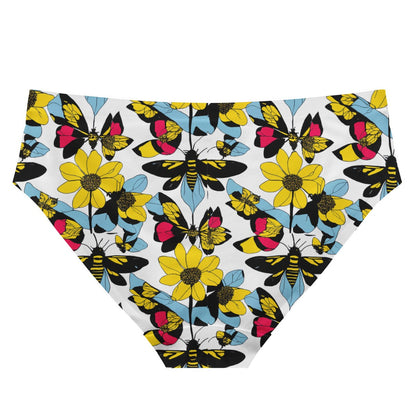 Bees and Sunflowers Women's Bikini Briefs