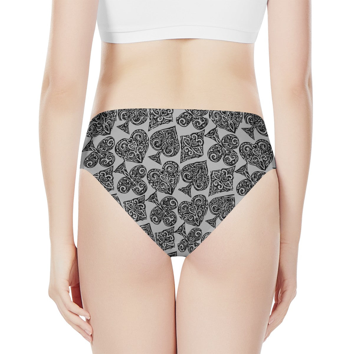 Poker Women's Bikini Briefs - Luxtrini, LLC