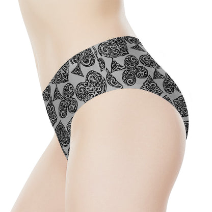 Poker Women's Bikini Briefs - Luxtrini, LLC