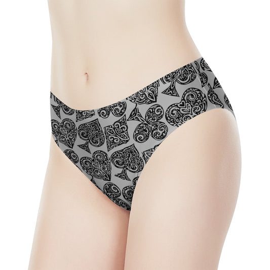 Poker Women's Bikini Briefs - Luxtrini, LLC