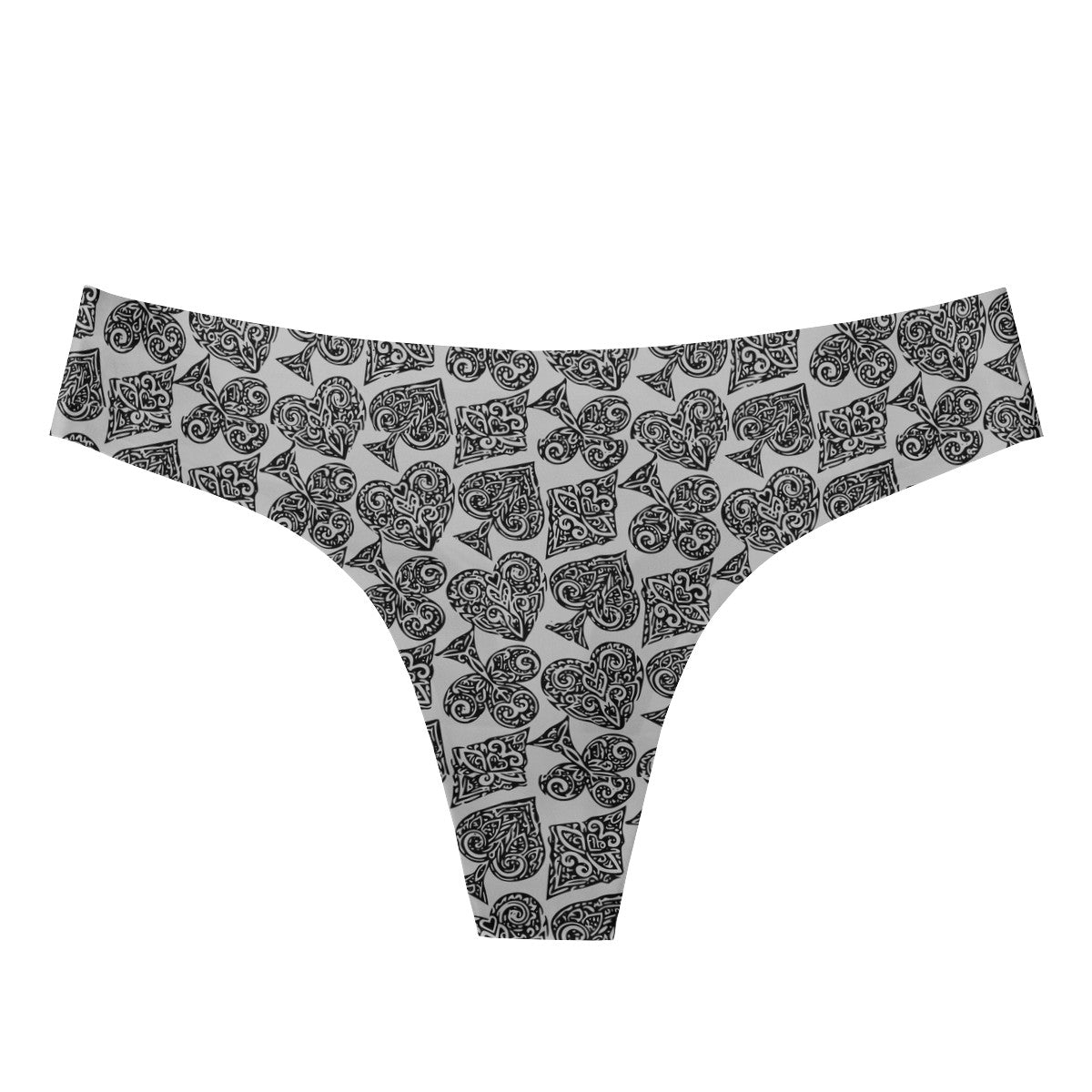 Poker Women's All Over Print Thongs - Luxtrini, LLC