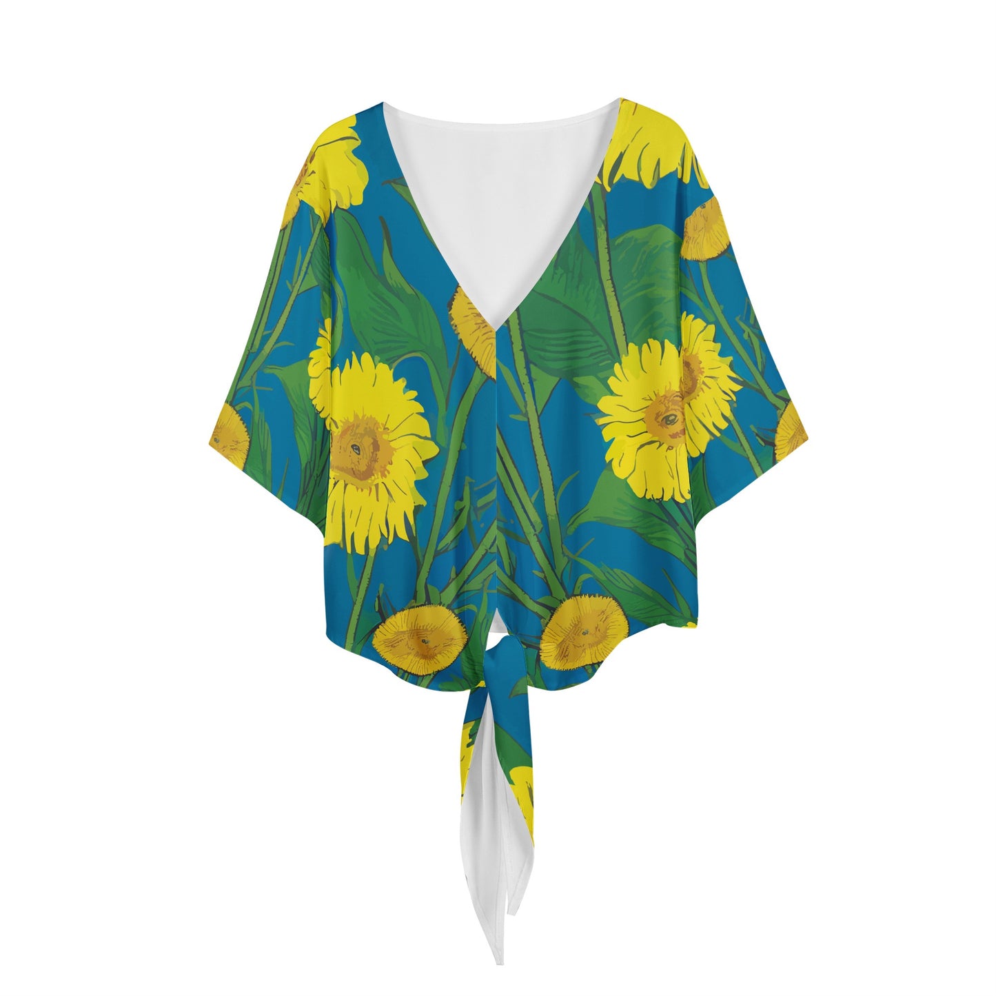 Sunflower Women V-neck Streamers Blouse