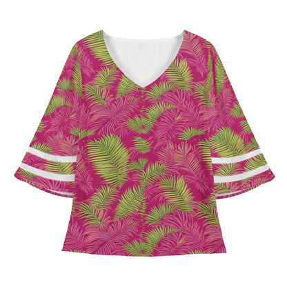 Sago Palms Women Puff Sleeve Blouse Women