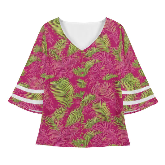 Sago Palms Women Puff Sleeve Blouse Women