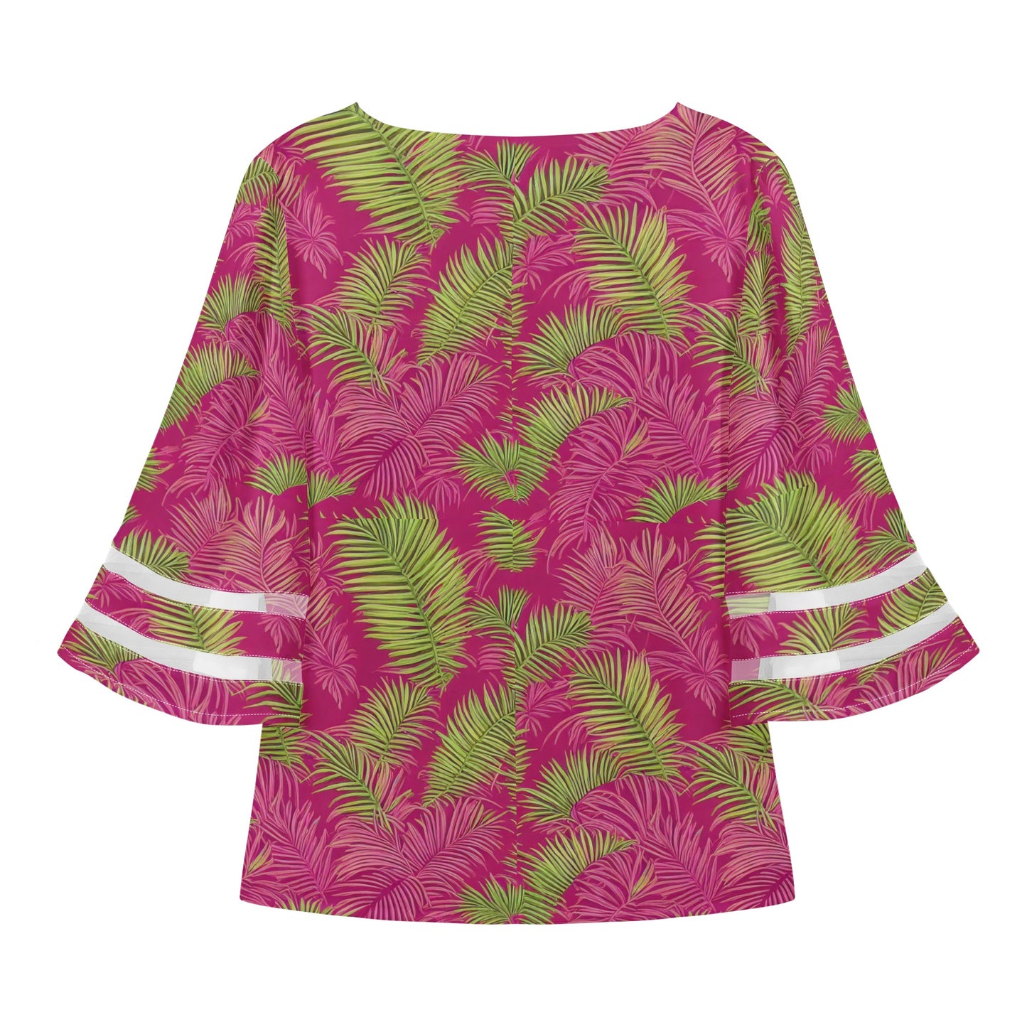 Sago Palms Women Puff Sleeve Blouse